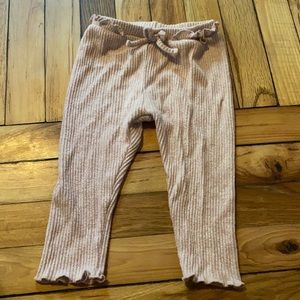 Zara Pink Ruffle Leggings